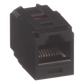 Módulo Acoplador RJ45 a RJ45, Mini-Com, Categoría 6, Color Negro