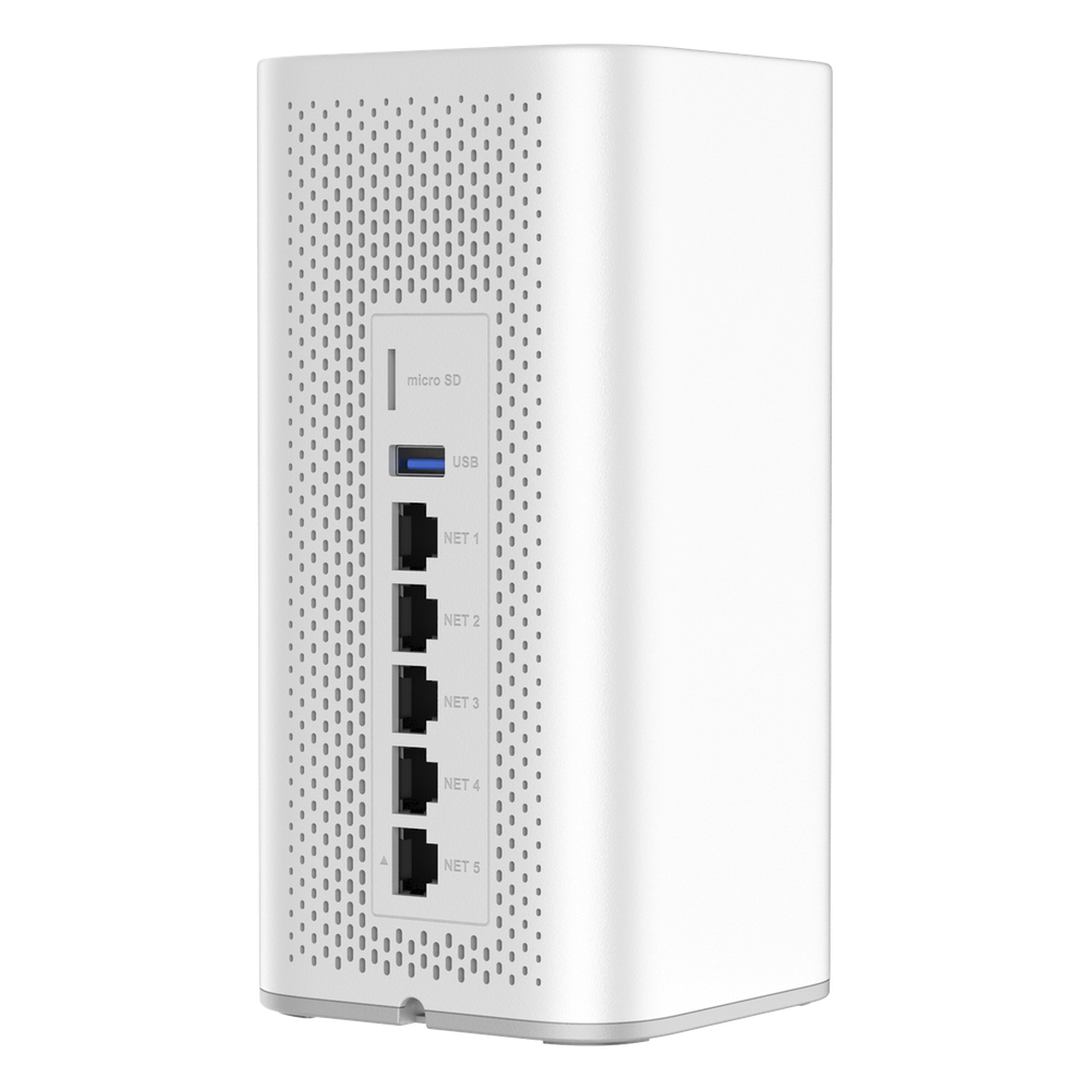 4 en 1: Firewall Nueva Generación, Router Wi-Fi, IP PBX (24 usuarios / 8 llamadas simultáneas), Switch, incluye un AP Wi-Fi 6 de doble banda