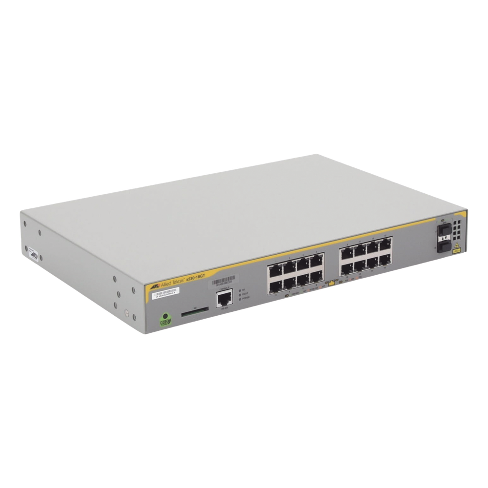 Switch Administrable Capa 3, 16 puertos 10/100/1000 Mbps + 2 puertos SFP Gigabit