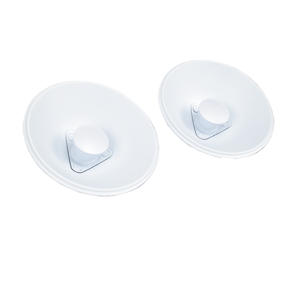 Par de Antenas Modulares Dual Slant, 4.9 - 6.4 GHz, Dimensiones (27 cm), Apertura 45°, Ganancia de 20 dBi, Diseñadas para radio C5x