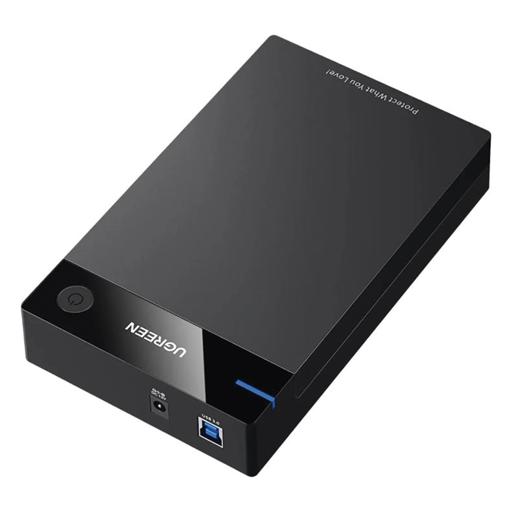 Carcasa de Disco Duro para  3.5" y  2.5" (Enclosure) | Con Cable USB 3.0 | Para HDD 3.5" / SSD 2.5" | SATA I/II/III | UASP | Hasta 16 TB | Compatible con Windows, Linux, Mac OS | No Requiere Controlador | Cable 1m | Incluye Adaptador d