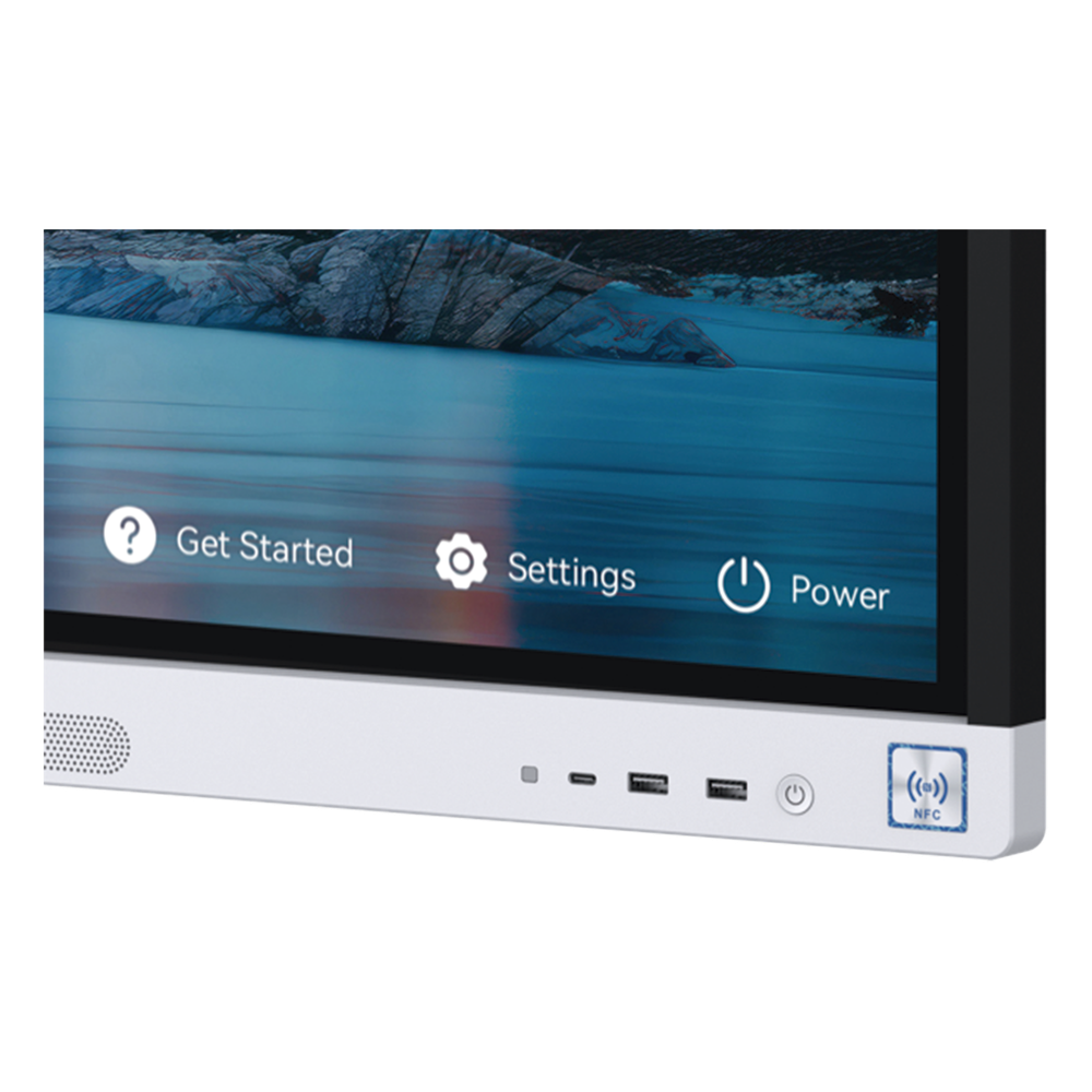 HUAWEI IdeaHub B3, Pantalla interactiva para Colaboración Inteligente, 65", 4K UHD, Harmony, Wi-Fi 6, Seguimiento de Voz, BYOM, Administración desde la Nube Gratis, blanco Jade
