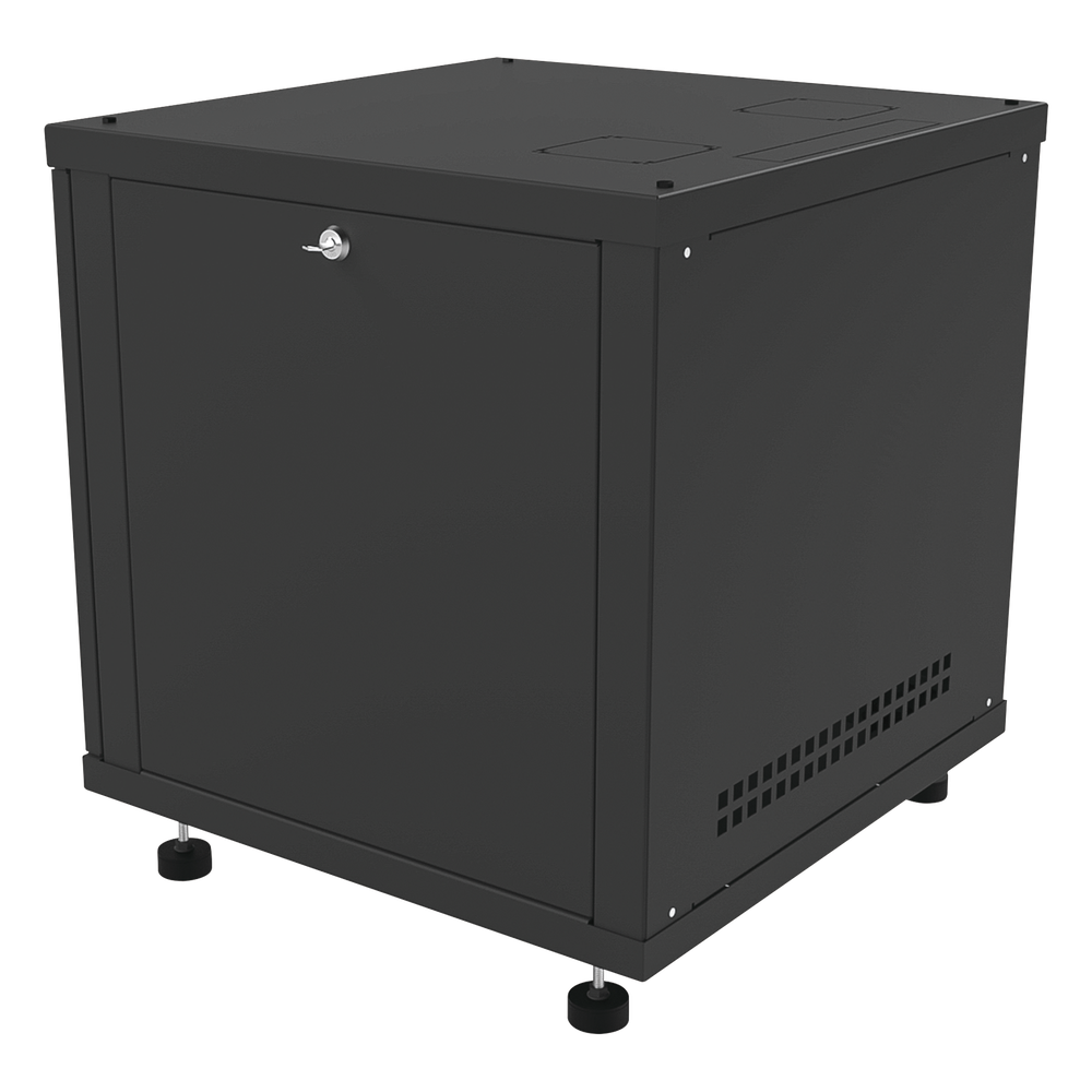 Gabinete Profesional para Telecomunicaciones de 12UR, 638 mm Profundidad.