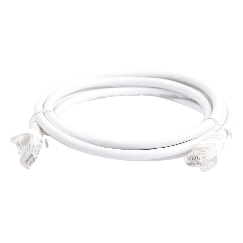 Cable de Parcheo UTP Cat6 - 2 Metros (6.56 Pies) - Blanco