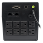 UPS 1200VA/720W Pantalla LCD / Línea Interactiva 120Vca / 6 tomas 5-15R (4 Respaldadas) / Regulación de Voltaje / Protección RJ45