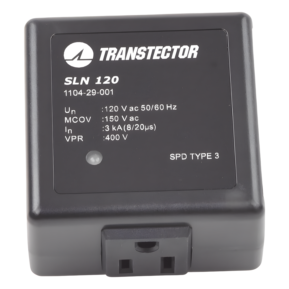Protector Sobretensión 120 VAC / SASD / Clavija 5-15R / 5 kA / Plug-in / UL 1449