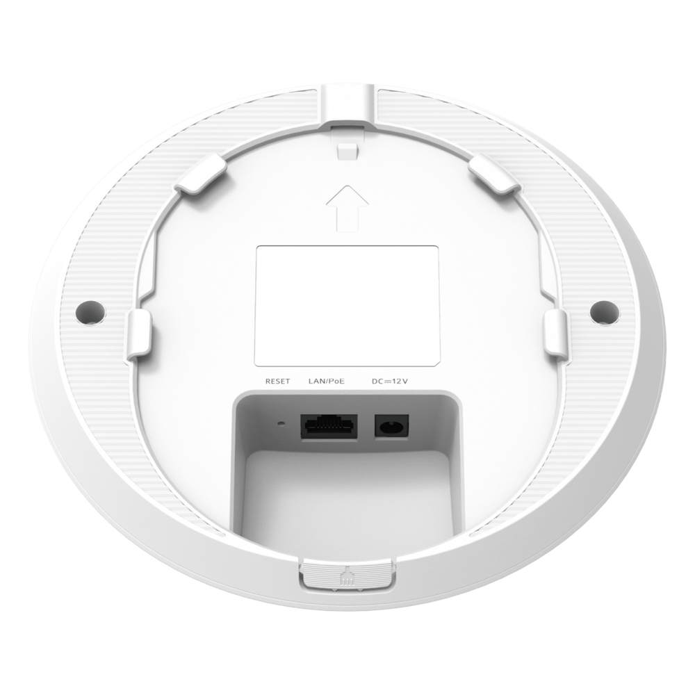Punto de acceso Wi-Fi 6 para interior en techo hasta 1.77 Gbps doble banda 802.11ax MU-MIMO 2x2
