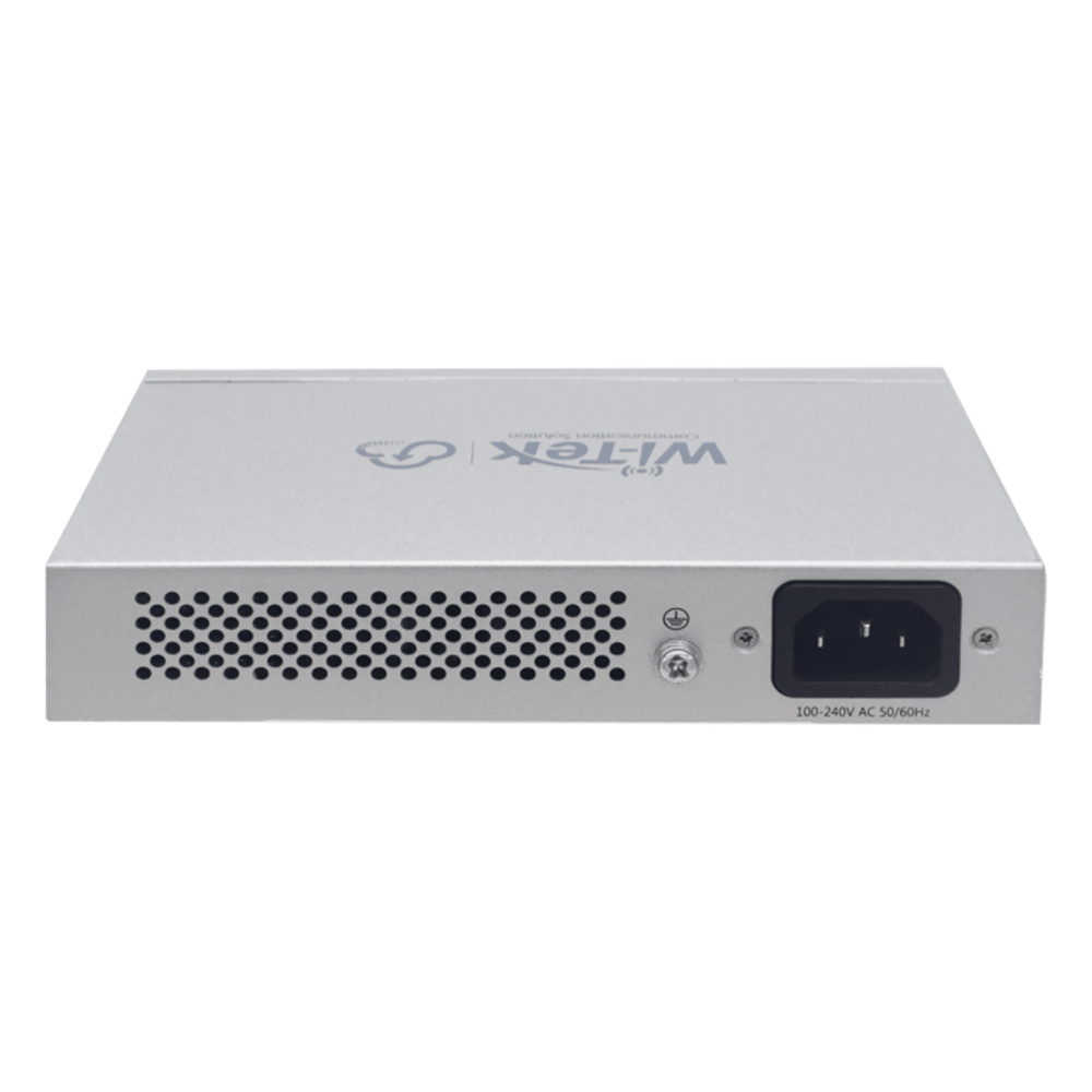 Switch PoE / Administración en la nube / Con 8 puertos 10/100 Mbps PoE af/at / 2 Puertos Uplink 10/100/1000 Mbps / Presupuesto 100 W / PoE hasta 250 metros / Soporta protocolo ONVIF