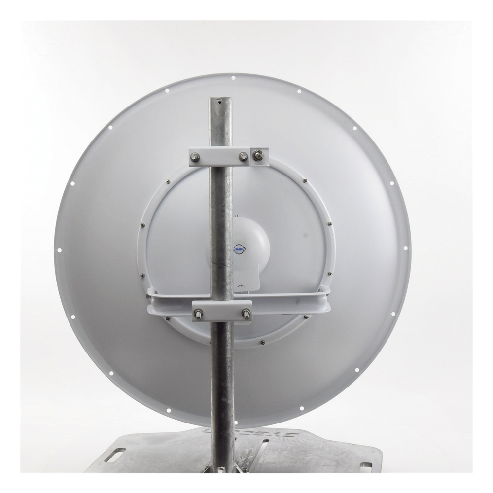 Antena Direccional airFiber X, ideal para enlaces Punto a Punto (PtP), frecuencia 5 GHz (4.9 - 5.8 GHz) de 34 dBi slant 45