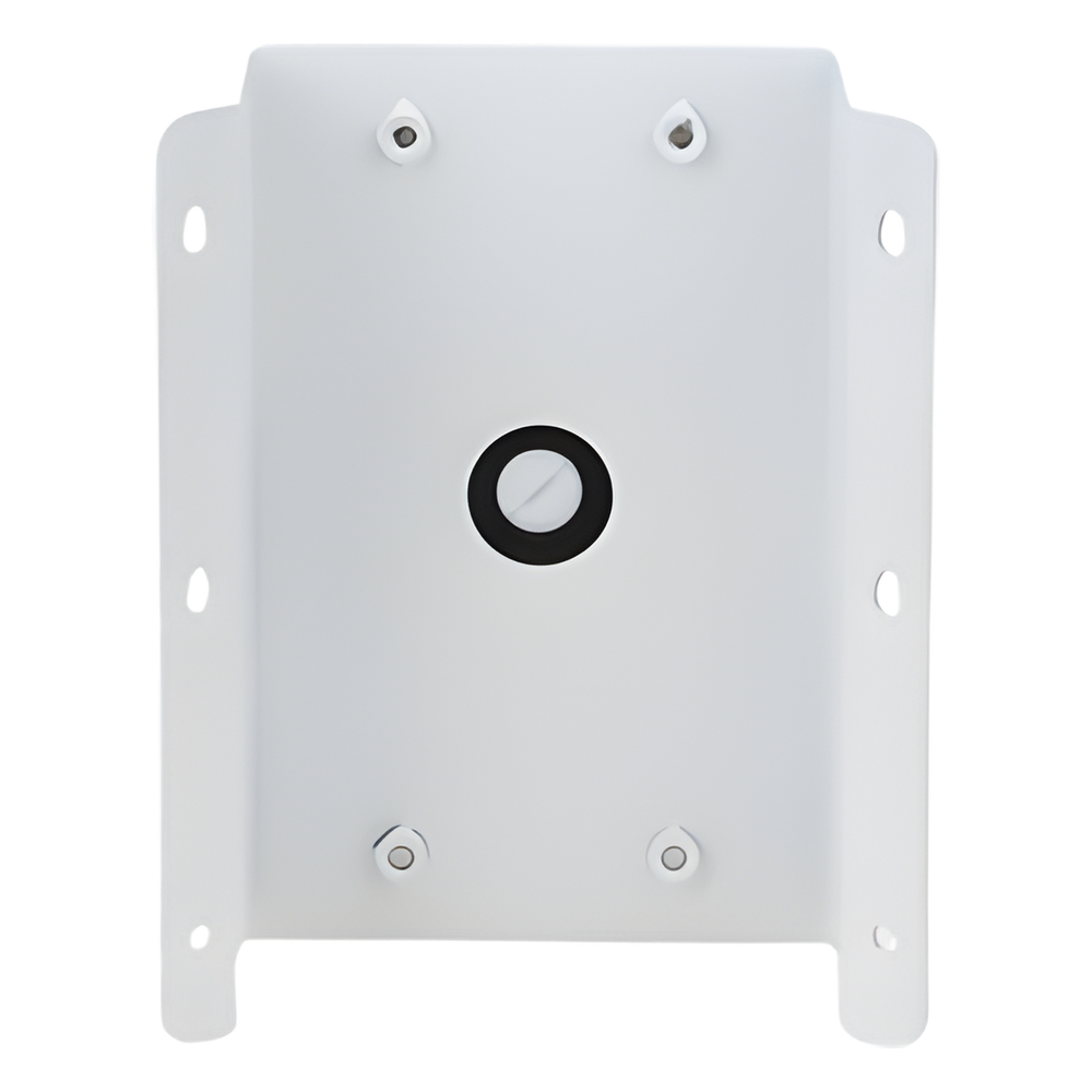 Montaje de Esquina con Caja de Conexión para Domos PTZ epcom y HIKVISION / Fabricado con Aleación de Aluminio y Acero