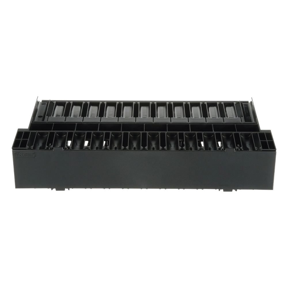 Organizador de Cables Horizontal NetManager, Doble (Frontal y Posterior), Para Rack de 19in, 2UR
