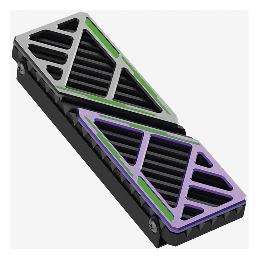 Disipador de Calor para SSD M.2 2280 / Aleación de Aluminio / Reducción ≤25°C / Compatible PC Escritorio y PS5 / 73 x 22 x 9 mm