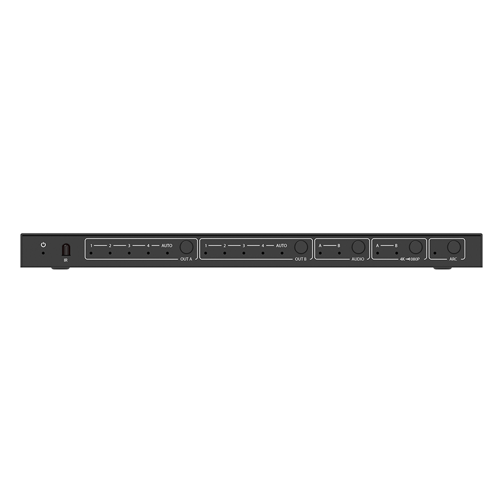 Matricial HDMI | 4x2 | 4K2K@60Hz | HDR | YCbCr 4:4:4 | EDID Auto | Extractor de Audio | Salida de audio análoga y digitalizados | HDCP 2.2 | 18 Gbps