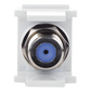 Módulo Acoplador Coaxial Tipo F, Keystone, de 75 Ohms, 3.0 GHz, Color Blanco