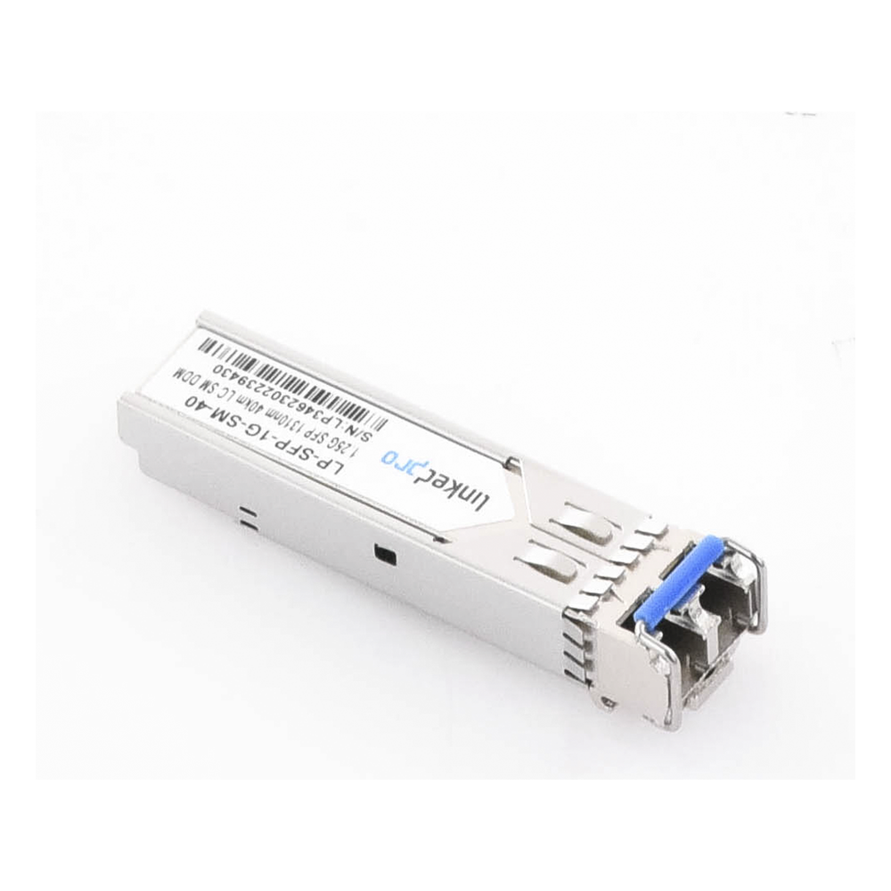 Transceptor Óptico SFP (Mini-Gbic) / Monomodo 1310 nm / 1.25 Gbps / 1000BASE-EX / Conectores LC/UPC Dúplex / DDM / Hasta 40 km