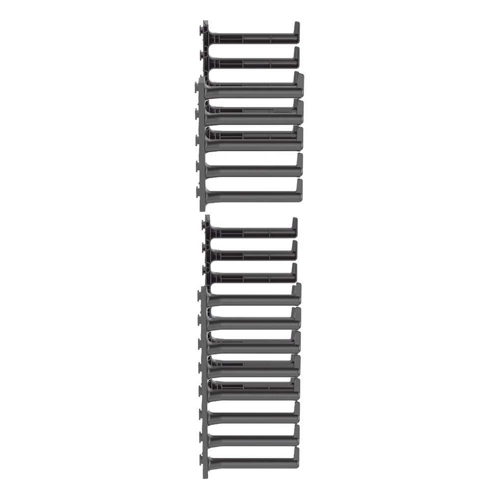 Kit de Dedos Para Organizador de Cables, Para Uso con Gabinetes de 42 o 45 UR, Tipo S o Tipo N, 6.8 in de Ancho, Color Negro