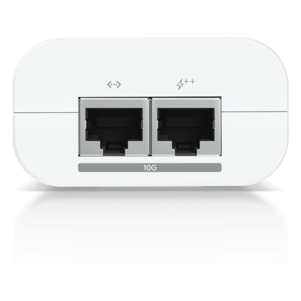 Adaptador PoE++ / 54V DC @ 1.12A / hasta 60W / Puertos 10 GbE / Protección de Sobretensiones