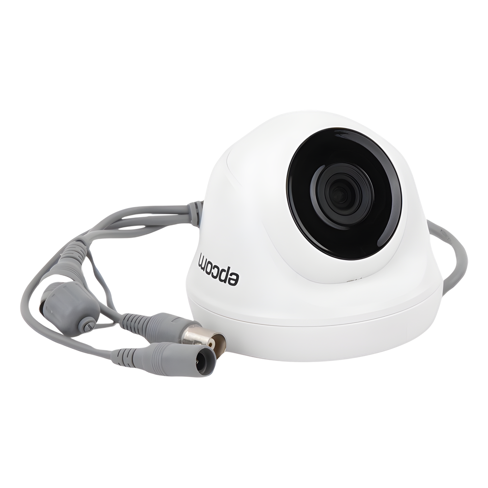Turret TURBOHD 5 Megapíxel / 85° de Visión / Lente 2.8 mm / Interior / IR EXIR 20 mts / TVI-AHD-CVI-CVBS / Policarbonato