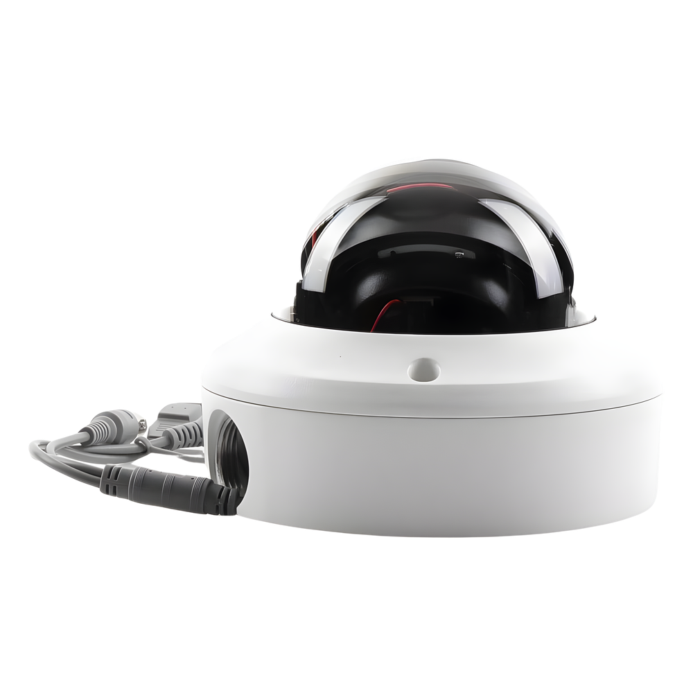 Domo TURBOHD 5 Megapixel / Lente Motorizado 2.7 - 13.5 mm / IR EXIR 40 mts / TVI-AHD-CVI-CVBS / IK10 / IP67 / dWDR / 12 Vcc / 24 VCA