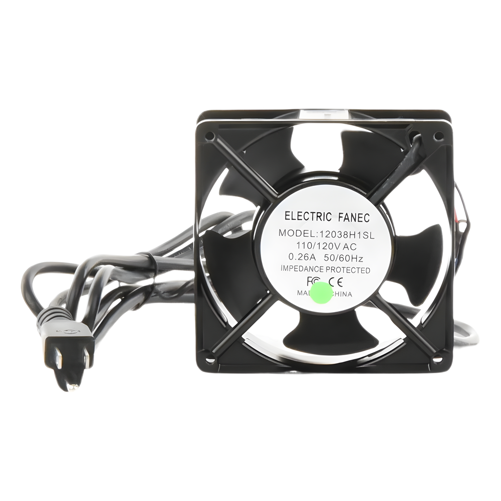 Ventilador 110 Vca de 12 x 12 cm con Cable y Clavija