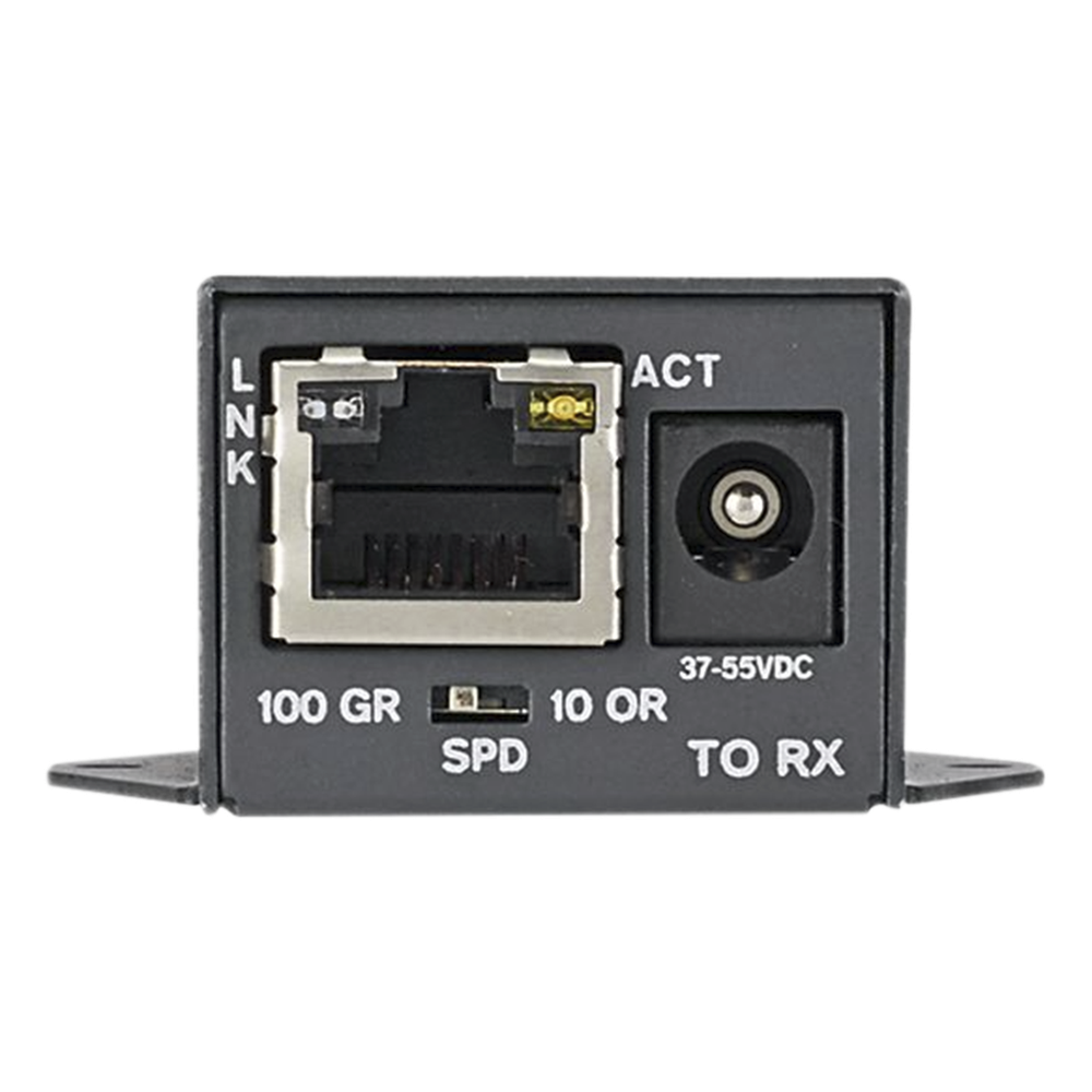 Transmisor PoE/PoE+ Para Uso con Receptor POEXRX1, Hasta 610 Metros (2000 ft) con Cable Cat5e o Cat6, 10/100Mbps