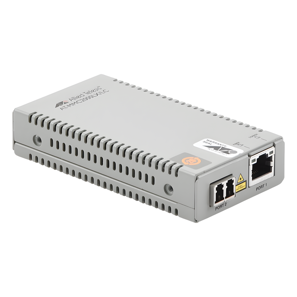 Convertidor de medios Gigabit Ethernet a fibra óptica, conector LC, monomodo (SMF), versión TAA (Trade Agreement Act), 10 km