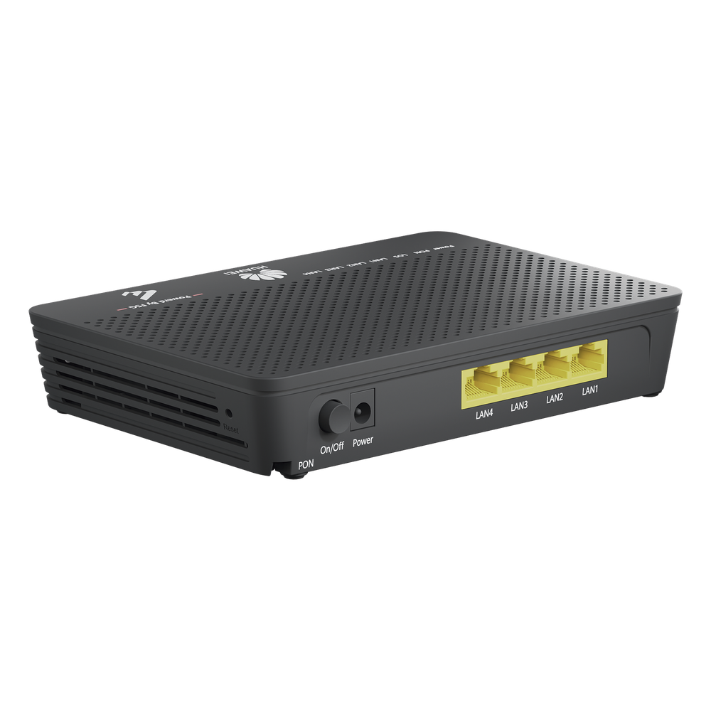 HUAWEI MiniFTTO - ONU / 4 puertos 10/100/1000Mbps + 1  PON (SC/UPC)/ Downstream 2.488 Gbps / Upstream 1.244 Gbps / modo puente / Administración Nube