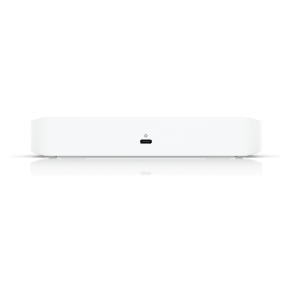 USW Flex XG Switch Capa 2, Compacto de 4 Puertos 10GbE, Puede ser Alimentado por un Puerto GbE PoE+ o con un Adaptador 5 Vcc USB-C