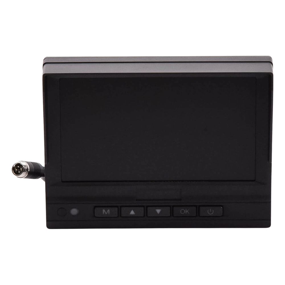 Monitor y Botones de 7" LCD / Compatible con DVR Móvil HIKVISION / Conector Tipo Aviación