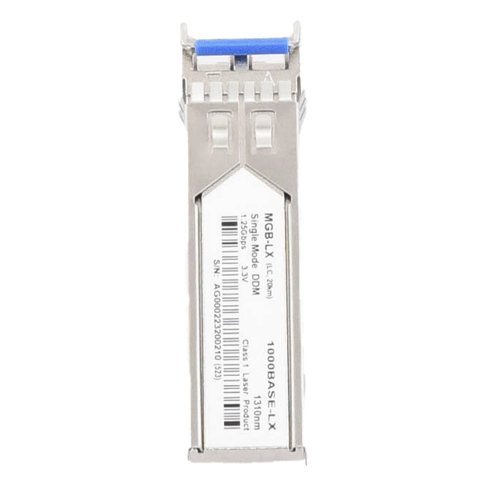 Paquete de 10 Piezas del Modelo (MGB-LX v2) del Transceptor mini-GBIC SFP 1G LC Duplex Para Fibra Monomodo de 20 Km