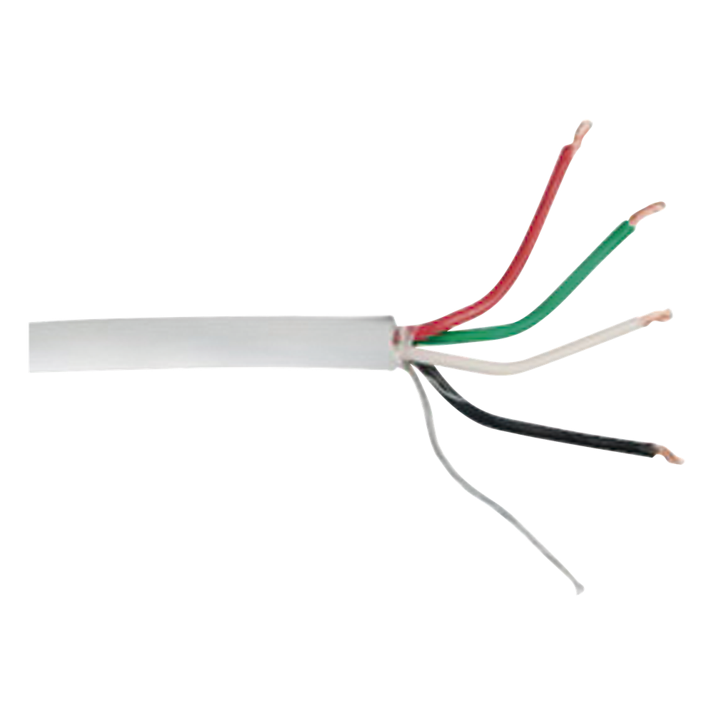 Caja de 305 Metros (1000 Pies) / 4 X 22 AWG / Blindado / CMR, Color Gris. Aplicaciones en Sistemas de Audio, Alarmas y Control de Acceso.