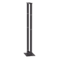Rack de Dos Postes Estándar de 19 in, Rieles Numerados y Roscados #12-24, Fabricado en Aluminio, 45 Unidades de Rack, Color Negro