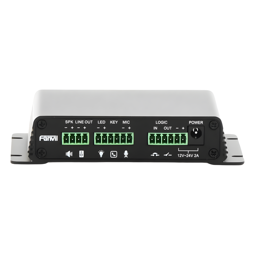 Gateway para Voceo, Paging y Video / Soporte 1 Cámara / Amplificador integrado de hasta 30 W