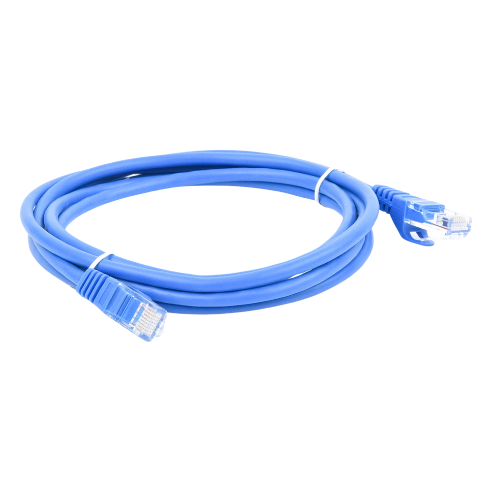 Cable de Parcheo UTP Cat5e - 2 Metros (6.56 Pies) - Azul