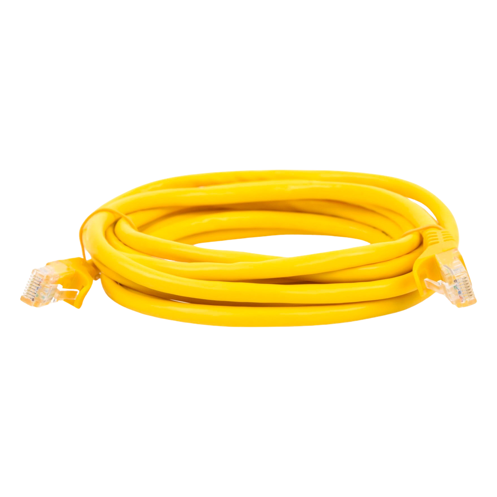Cable de Parcheo UTP Cat6 - 3.0 Metros (9.84 Pies) - Amarillo