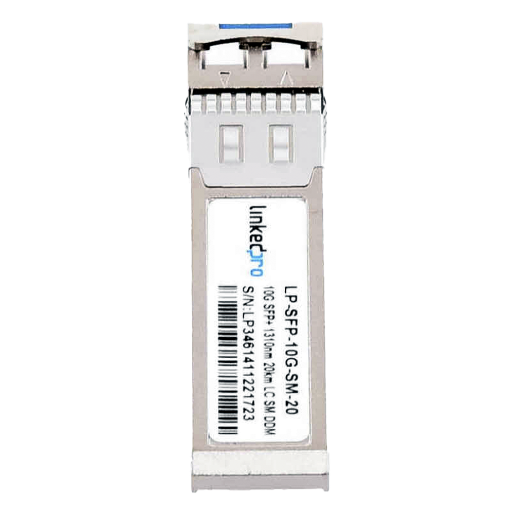 Transceptor Óptico SFP+ (Mini-Gbic) / Monomodo 1310 nm / 10 Gbps / 10GBASE-LR / Conectores LC/UPC Dúplex / DDM / Hasta 20 km
