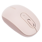 Mouse Inalámbrico 2.4G 800/1200/1600/2400 DPI | Función de 3 botones | Alcance 10m | Silencioso |  Ergonómico | Anti-caída y Anti-interferencias | Batería Alcalina AA incluida  | Color Dusty Pink.