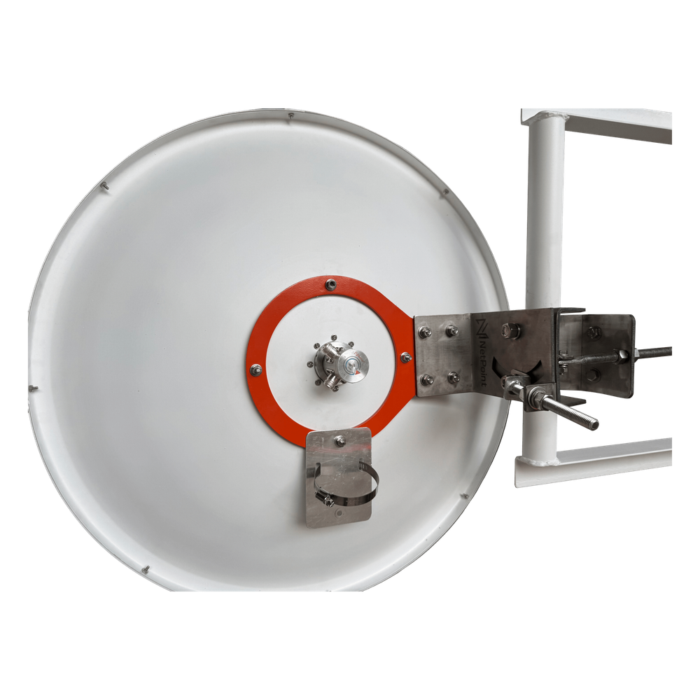 Antena Direccional / 2 ft / 5.9-7 GHz / Ganancia 32 dBi / SLANT de 45 ° y 90° / Incluye Jumpers con conector N-Macho a RPSMA / montaje y radomo incluido.