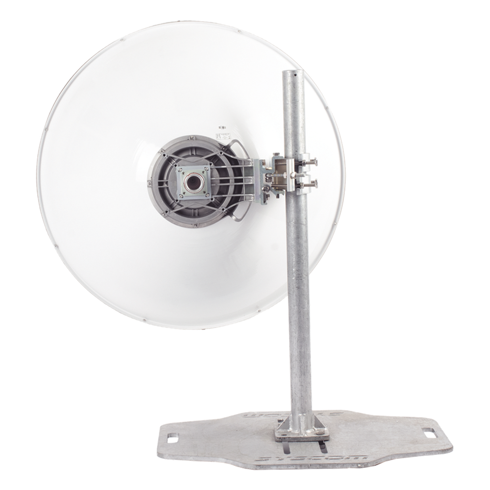 Antena Direccional de Alto Rendimiento/ Parábola profunda para mayor aislamiento al ruido/ Conector guía de onda para radio C5x y B5x / 3 ft / 4.9 a 6.4 GHz / Ganancia de 32 dBi / Soporte de acero inoxidable / Incluye montaje.