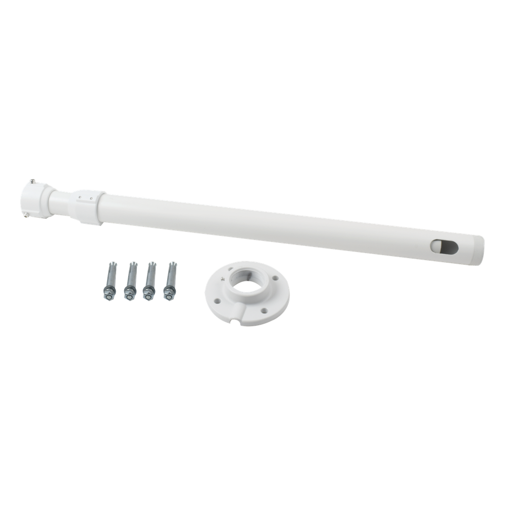 Montaje de techo telescópico tipo tubo para PTZ Hikvision, largo 60 cm - 120 cm