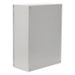 Gabinete de Acero, Nema 4 -IP 65 de 60 x 80 x 30 cm con Platina.