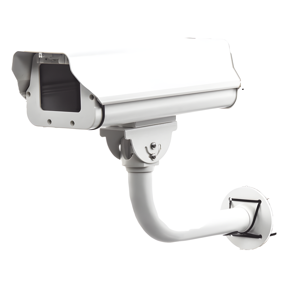 Gabinete antivandálico IP66 incluye calefactor/ventilador con brazo de acero