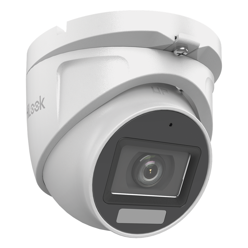 [Dual Light + ColorVu] Turret TURBOHD 3K megapixel / 30 mts IR + 20 mts luz blanca/ Lente 2.8 (105° de Visión) / Exterior IP66 / Audio por Coaxitron / TVI-AHD-CVI-CVBS / Metal  / Smart-Hybrid light
