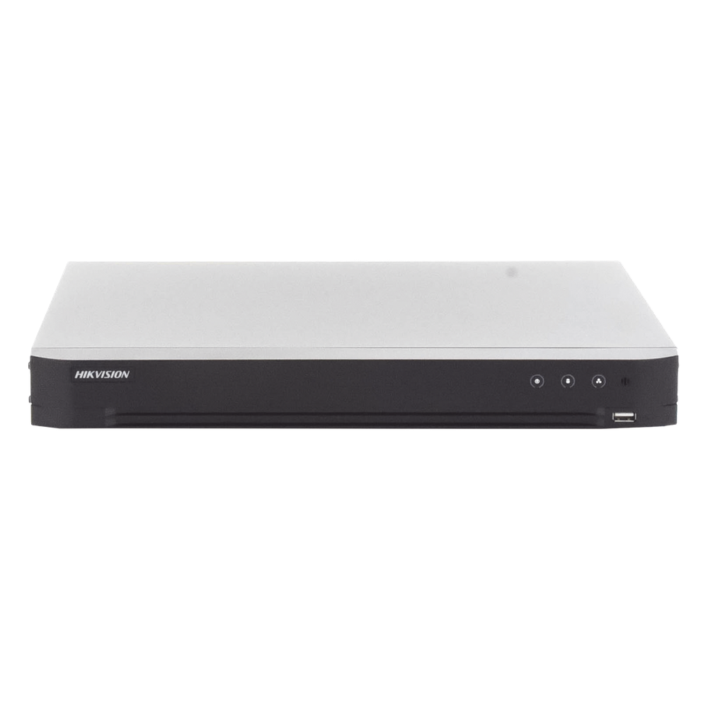 DVR 32 Canales TurboHD + 2 Canales IP / 2 Megapixel (1080p) Lite / Acusense (Evita Falsas Alarmas) / Audio por Coaxitron / H.265+ / Salida de Video en Full HD