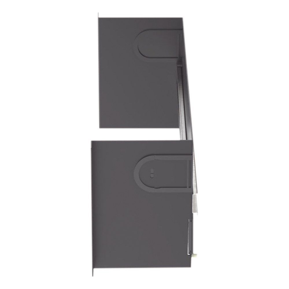 Soporte Industrial Para Instalar Equipos de Montaje en Riel DIN, Para Racks o Gabinetes Estándar de 19in, de 4UR, Color Negro