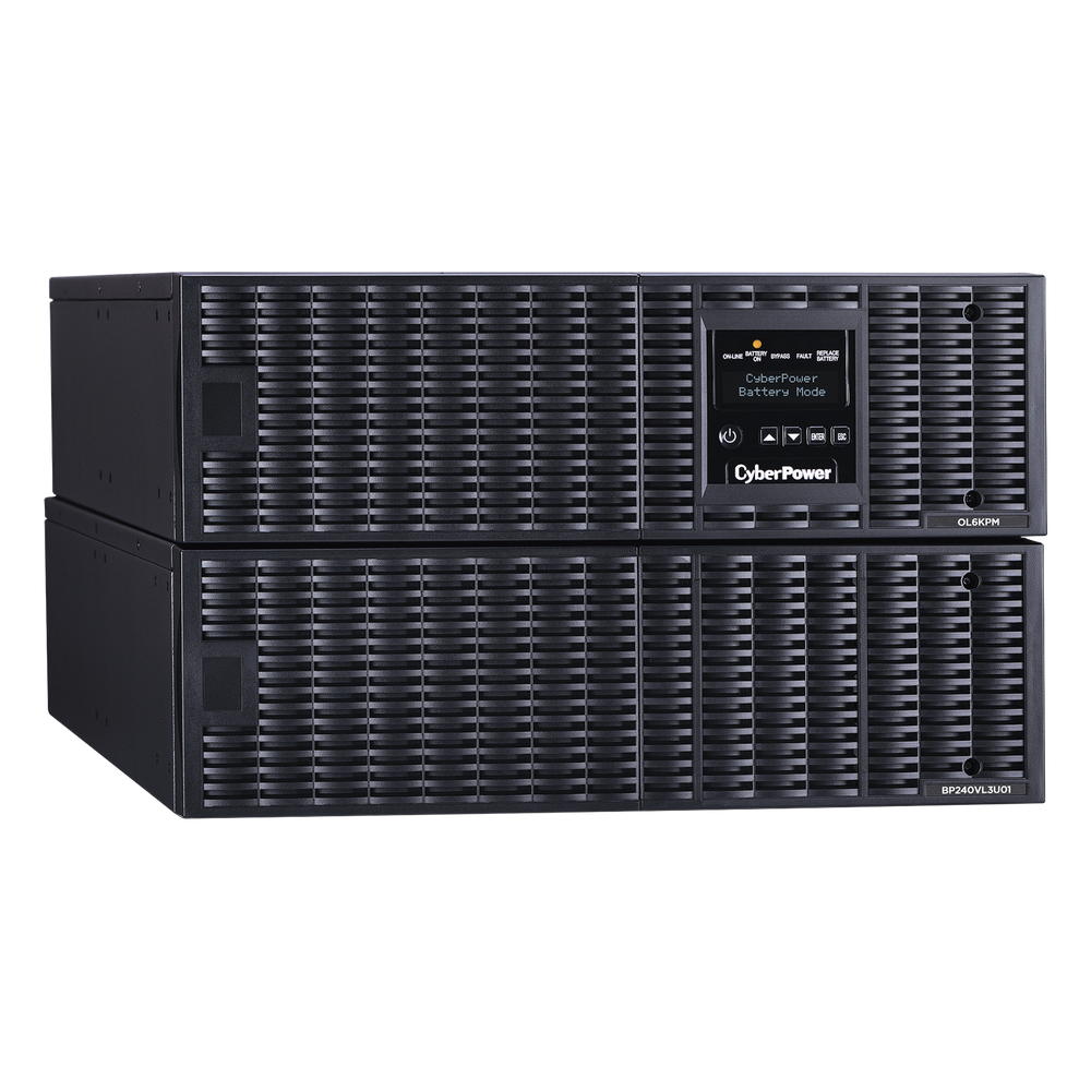 UPS de 6000 VA/5400 W, Online Doble Conversión, 200 - 240 Vac de Entrada NEMA L6-30P, Onda Senoidal Pura, Torre o Rack de 6 UR, Con 2 Tomas NEMA L6-20R y 2 NEMA L6-30R