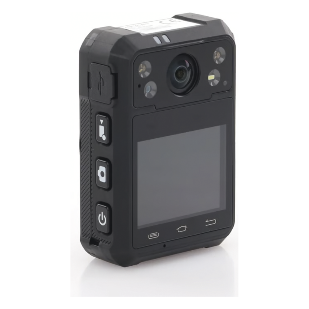 Body Camera Portátil Hikvision DS-MCW40B / FullHD 1080p / 4G + WiFi + GPS / 128 GB / IP68 / 135° / H.265 / 12 Horas de Batería