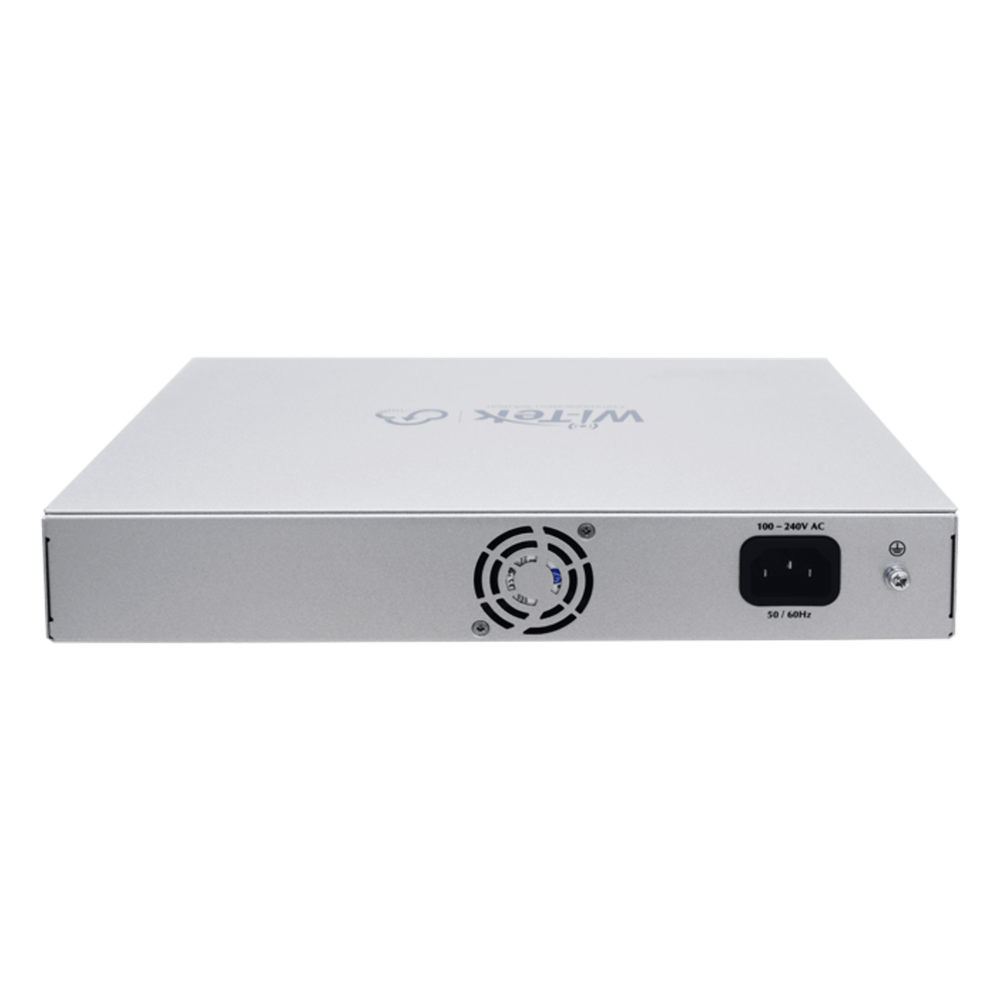 Switch PoE / Administración en la nube / Con 16 puertos 10/100 Mbps PoE af/at (Puertos 1-4: bt 90W) / 2 Puertos Uplink 10/100/1000 Mbps / 1 Puerto SFP Gigabit / Presupuesto 250 W / PoE hasta 250 metros / Soporta protocolo ONVIF
