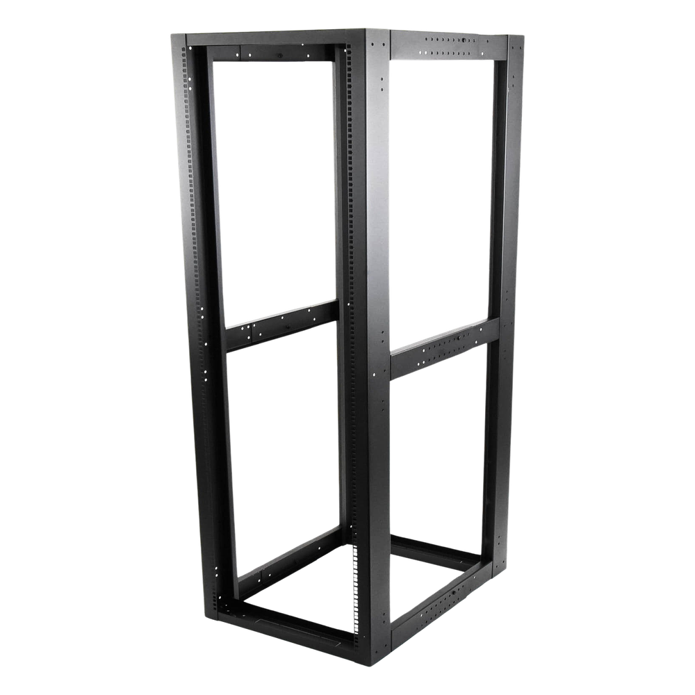 Rack Estándar 19" de 4 Postes, Acero, 45 Unidades, Profundidad Ajustable.