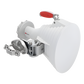 Antena asimétrica de 30° (30°H 20°V) 20.5 dBi tipo cuerno 5180-6000 MHz altamente eficiente, sin cables, sin perdidas, sin lóbulos listas para TwistPort